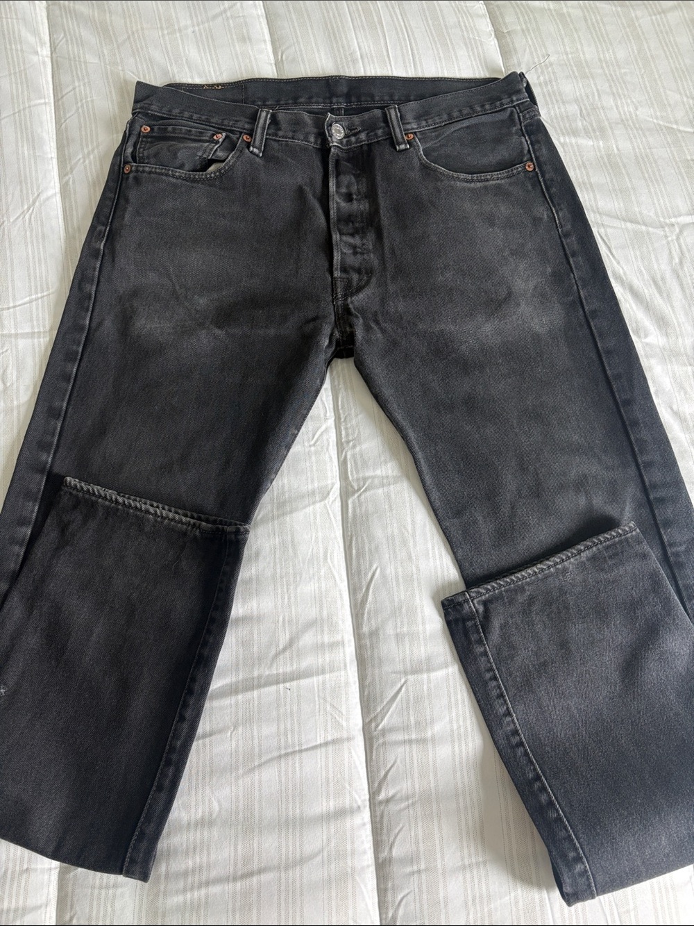 Levi's Black Straight-Leg Jeans